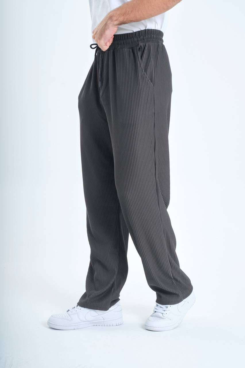 Trousers Plisse Gray