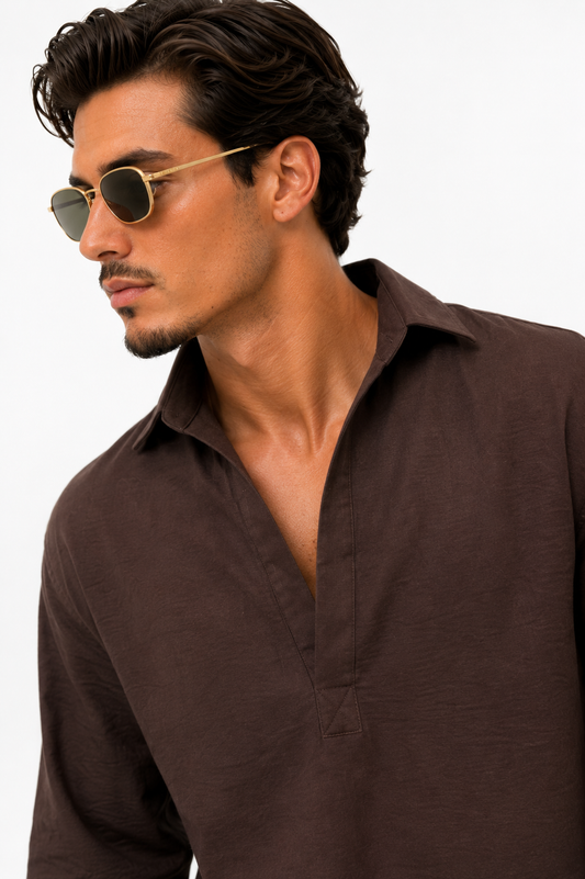 SHIRT "BROWN"