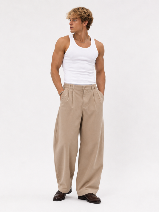 Trousers Beige