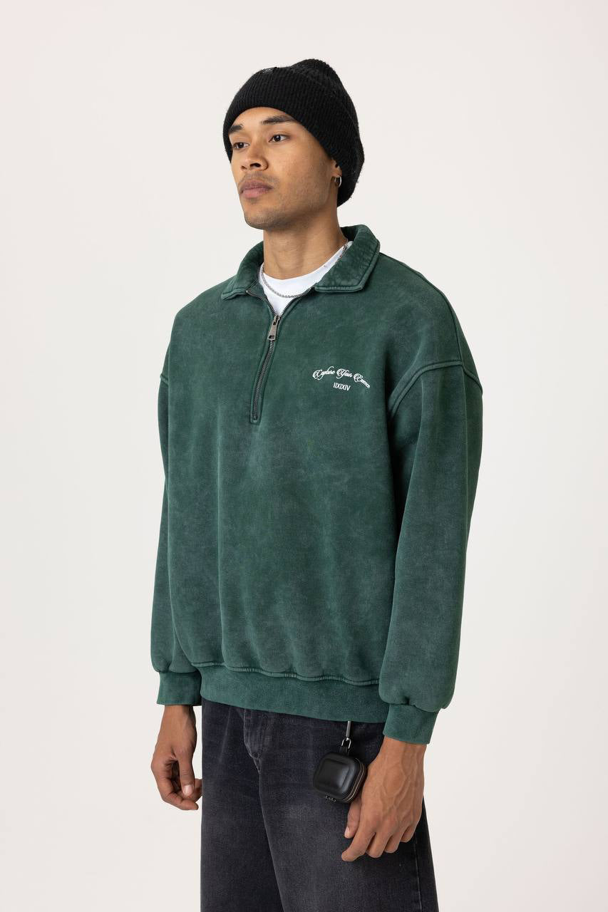 Sweatshirt Half Zip "IIXIXIV"