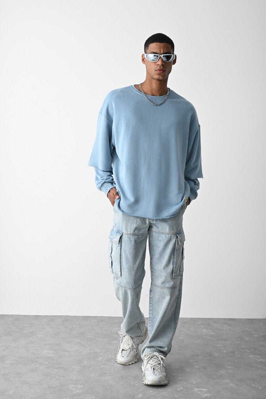 Sweatshirt "LIGHTBLUE"