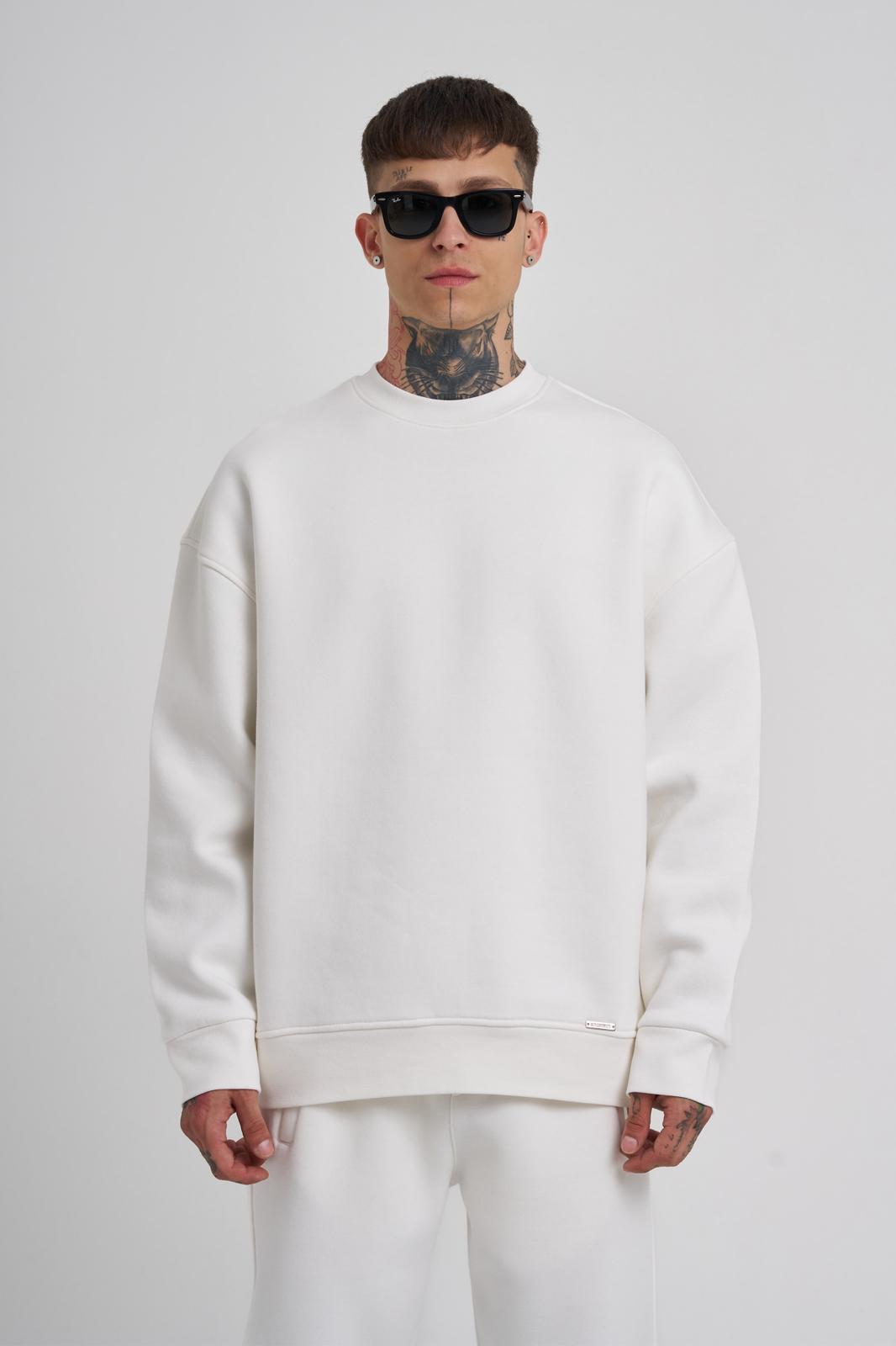 Sweatshirt Basic White