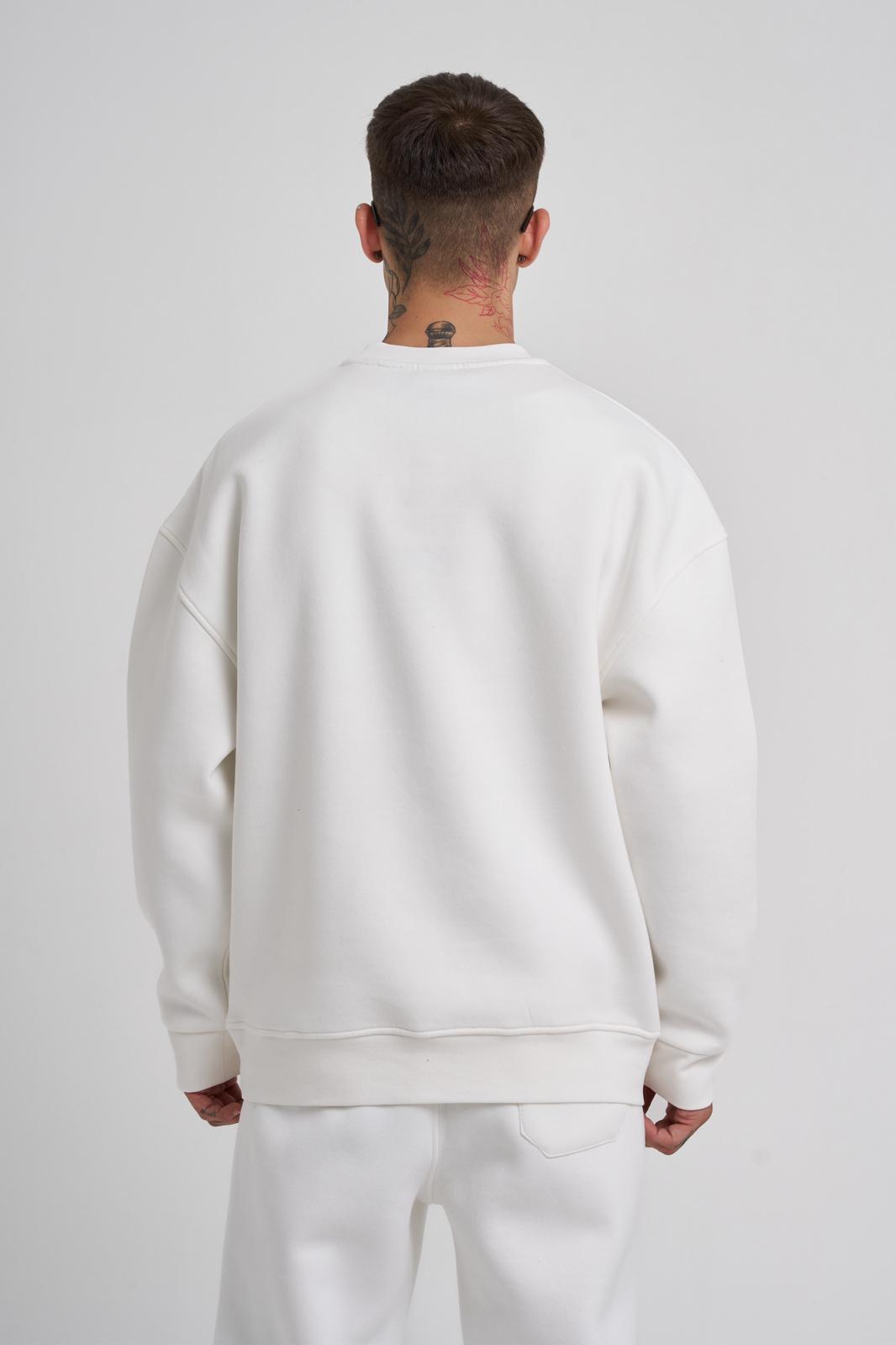 Sweatshirt Basic White