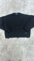 Sweatshirt "Crop Black"